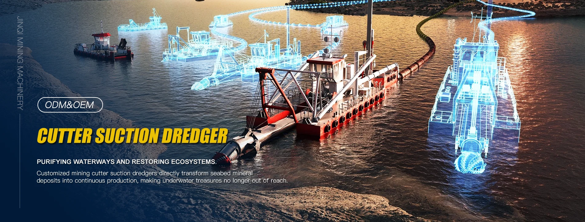 Fabricante de equipos de dragado de calidad