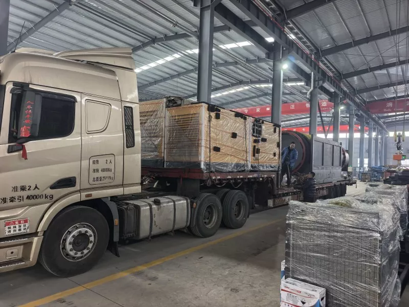 Jinqi Mining Machinery envía un lote de equipos de soporte y separación de tambores a Rusia