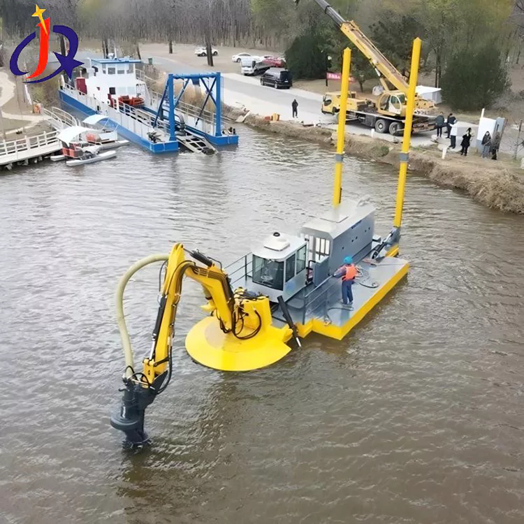 ¿Cómo transforma una draga de succión con cortador anfibio los proyectos de dragado modernos?